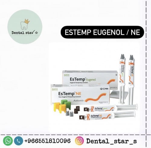 Estemp - temporary cement with eugenol