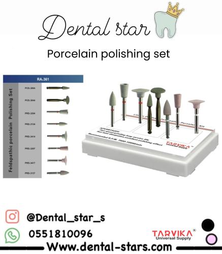 Porcelain polishing set