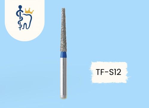 Bur Taper Flat End TF-S12