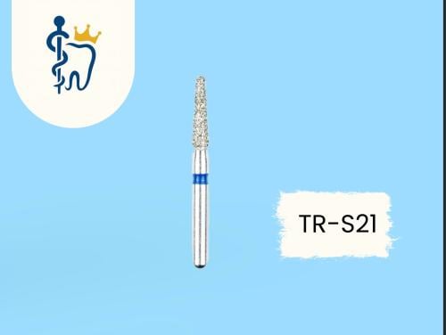 Taper Round End Short Diamond Bur - TR-S21