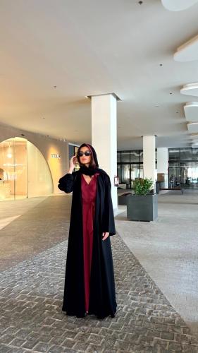 Jumpsuit abaya complete set