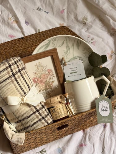 سلة ريفية شتوية