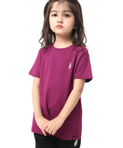 تيشيرت "آدمي" للبنات اطفال كلاسيكي مريح