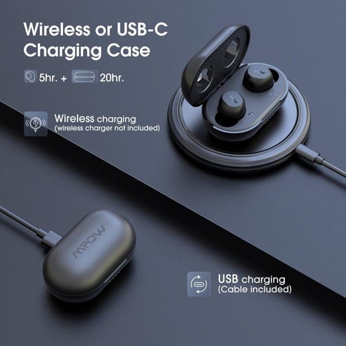 سماعة بلوتوث Mpow M12 تحكم باللمس صغيرة الحجم – أس...