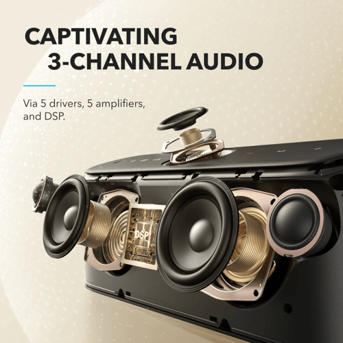 مكبر صوت ساندوكور Motion X600 B2C - اسود