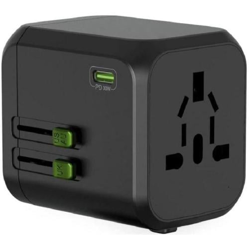 شاحن جوي يونيك فائق السرعة بقوة 30 وات - أسود