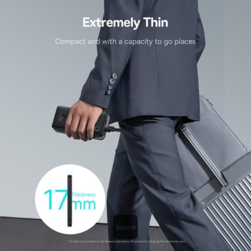 بطارية متنقلة بيسوس 10000 ملي امبير بقدرة 15 واط -...