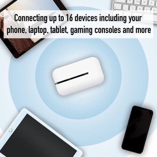 هواوي - راوتر HUAWEI Mobile WiFi cute 4 الجيل الرا...