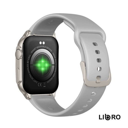 ساعة ليبرو الذكية شاشة امولد بتصميم منحني أنيق بطا...