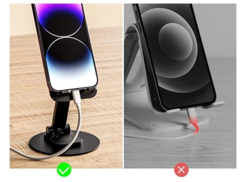 ستاند مكتبي من دينكس حديد للجوال والتابلت DX1270 -...