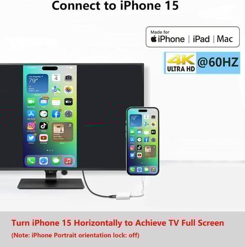 وصلة تحويل من فوجيشكا من النوع C إلى HDMI - لون اب...