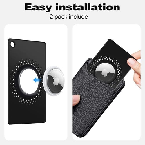 حامل محفظة ايرتاج نحيل للغاية، وخفيف الوزن (اسود)