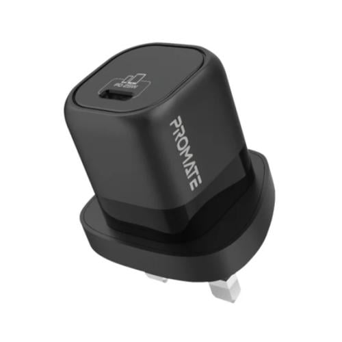 شاحن جداري من بروميت USB-C بقدرة 25 وات أسود