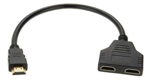 وصلة من FUJISHKA موزع HDMI من ذكر الى مزدوج انثى م...