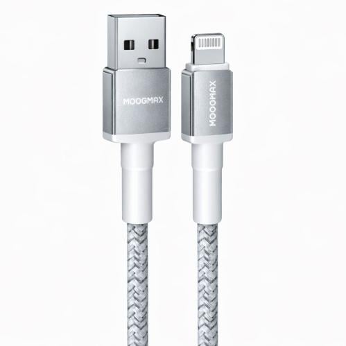 كابل شحن من موج ماكس للايفون 1 متر MX-123 أبيض - أ...