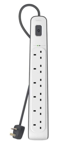 توصيلة كهربائية 6 منافذ 2 متر من بيلكن - أطلبة الأ...