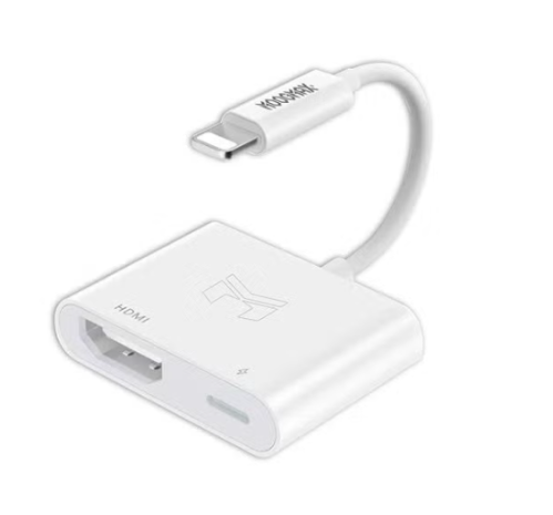 محول توصيلة كيبل HD الى ايفون أصلي بمنفذ HDMI مودي...