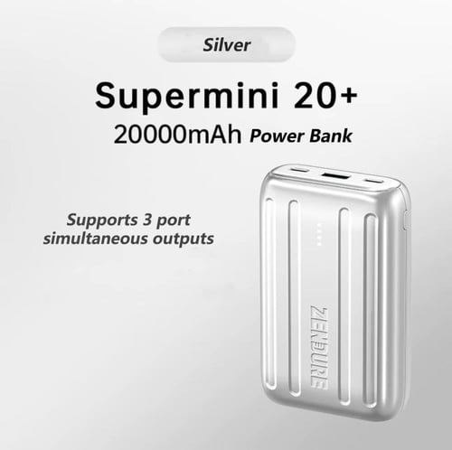 باور بانك من زيندور سوبر ميني 20+ سعة 20000 مللي أ...