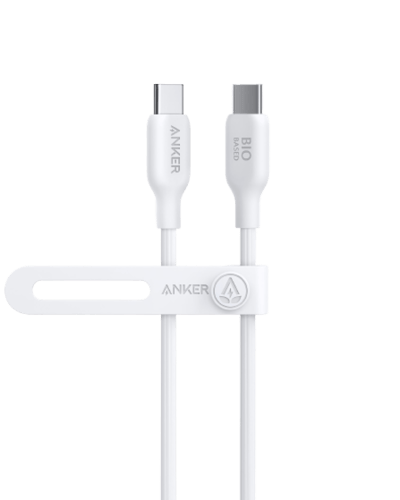 كابل شحن أنكر 544 USB-C إلى USB-C (3FT) ابيض