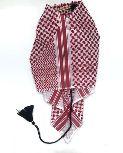 شماغ احمر مخيطة مواليد عقال ملكي