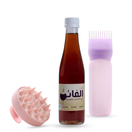 زيت الفاتن للشعر + فرشاة و موزع مجانًا