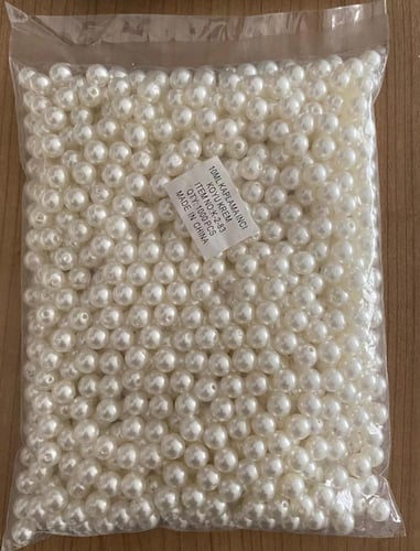 خرز لولو صناعي 500 غرام 10 mm