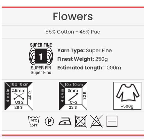 يارن آرت فلورز 307