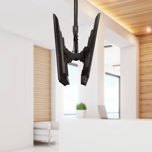 حامل لشاشتين للسقف (75'-32') Ceiling TV Stand