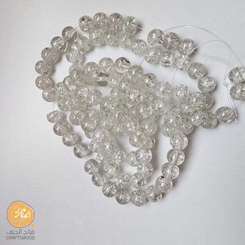 خرز زجاجي 8 ملم