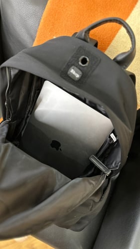 Korean model backpack
