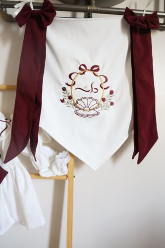 طقم فستان او افرول مع تعليقة