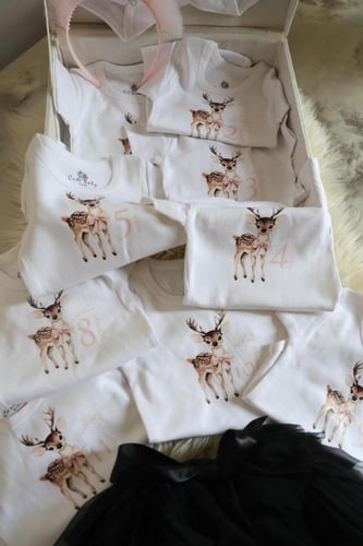 طقم هدية مواليد بالاشهر