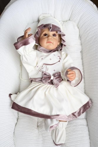 طقم فستان شتوي كامل