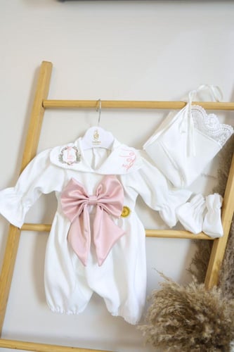 طقم فستان او افرول مع تعليقة