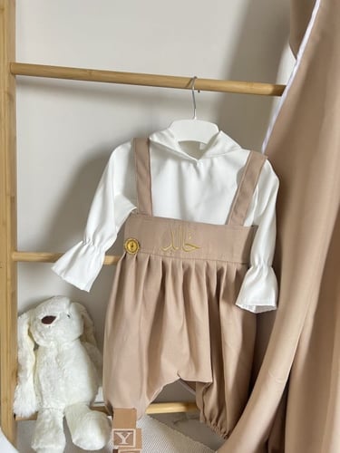 طقم استقبال مواليد تطريز