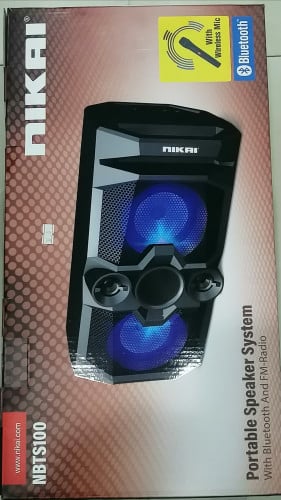 NIKAI Speaker system with Bluetooth and FM-Radio