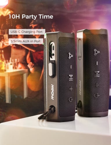 سبيكر ار 9 امباو 16 واط بلوتوث - اسود