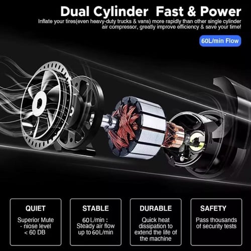 مضخه هواء مزوده بمحركين بضمان سنتين