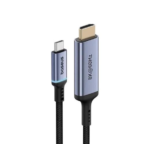 محول USB-C إلى HDMI عالي الوضوح بطول 1.5 متر - لون...