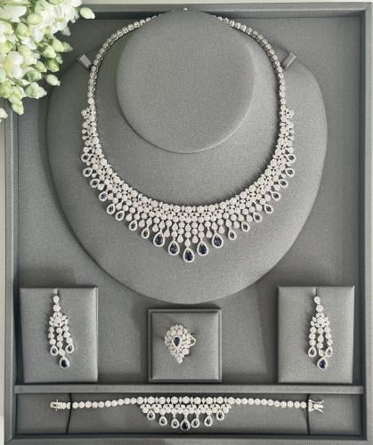 طقم اكسسوار عروس - بلو سكاي