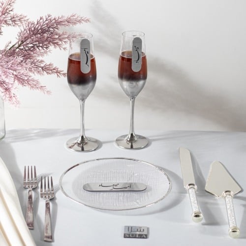 طقم كيك العرسان ليلي