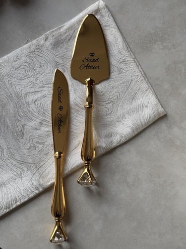 طقم كيك العرسان - زمرد