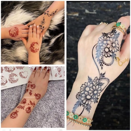 بكج تاتو اسود وعنابي(3)