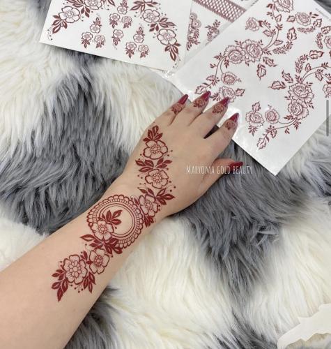 تاتو عنابي مجموعه (9)