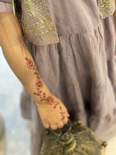 تاتو ناعم لليد للبنات - ملصقات تاتو مؤقت المجموعة...