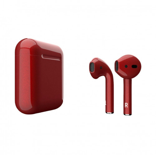 APPLE - ابل ايربودز الجيل الثاني - احمر غامق لامع