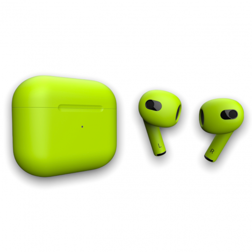 APPLE - آبل ايربودز الجيل الثالث - فسفوري مطفي