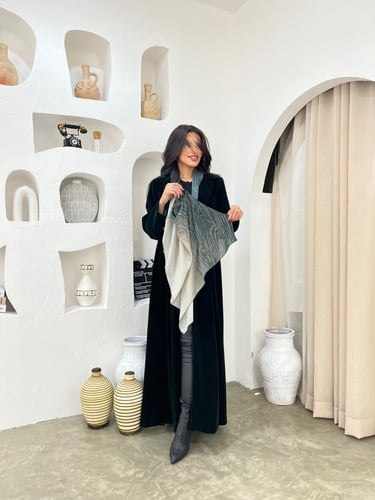 عبايه زيتي شامواه رسميه