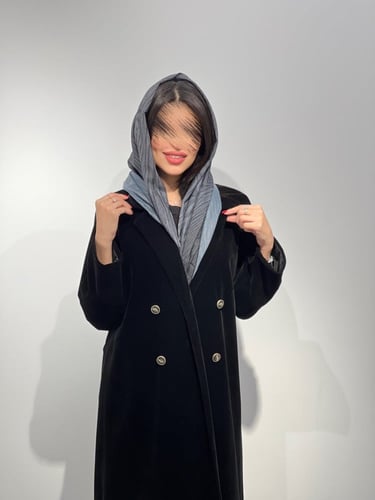 عبايه سوداء شامواه رسميه