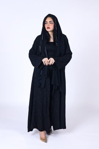 عبايه حرير ياباني مع طرحه شك